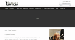 Desktop Screenshot of cdasymphony.org